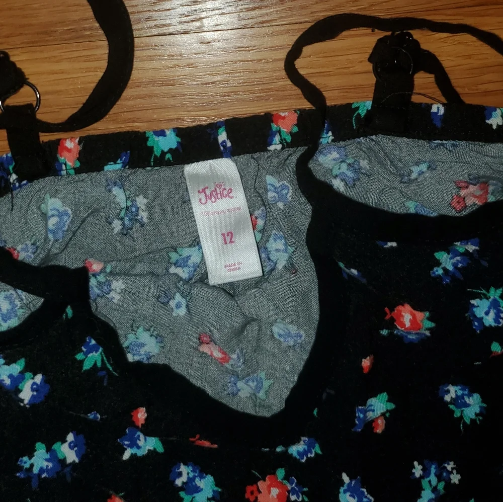 Justice dress. Floral print.